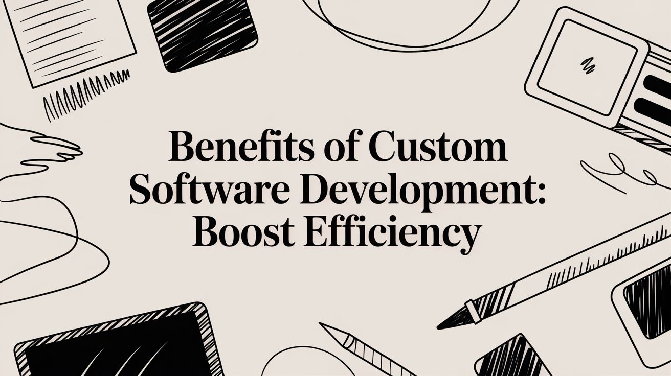 Image for Unlocking Business Growth: The Core Benefits of Custom Software Development