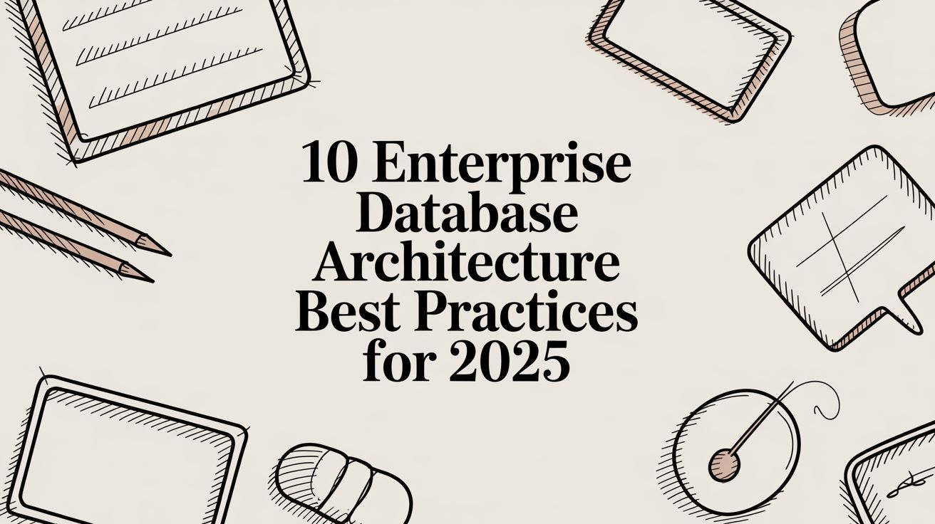 Image for 10 Enterprise Database Architecture Best Practices for 2025