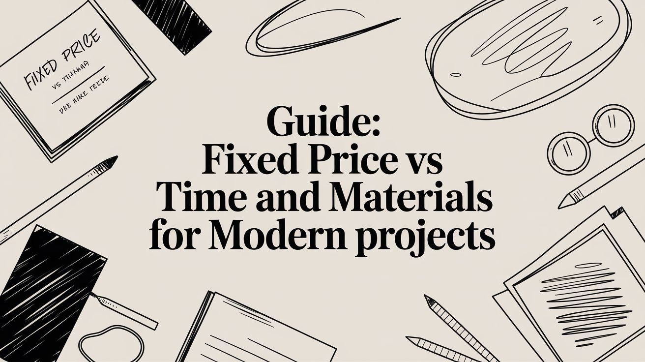 Image for Guide: Fixed Price vs Time and Materials for Modern Projects