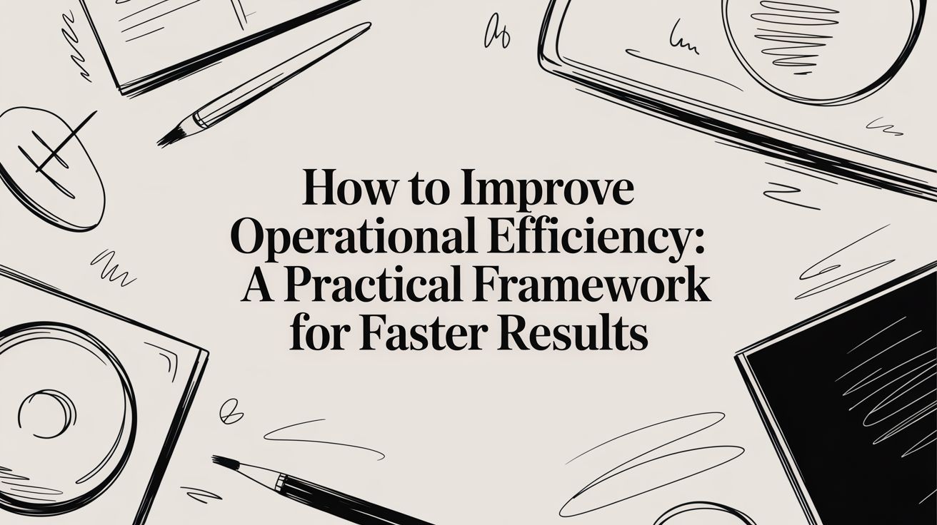 Image for How to improve operational efficiency: A practical framework for faster results