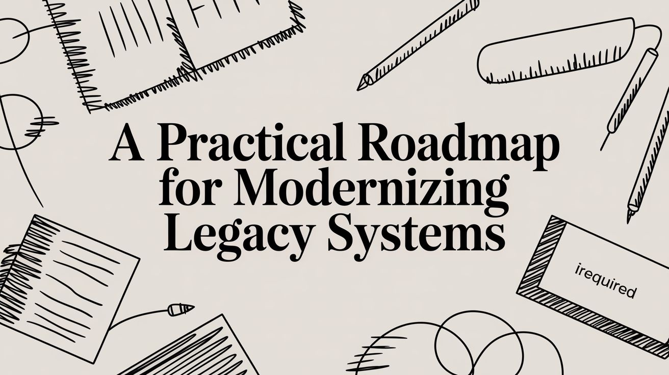 Image for A Practical Roadmap for Modernizing Legacy Systems