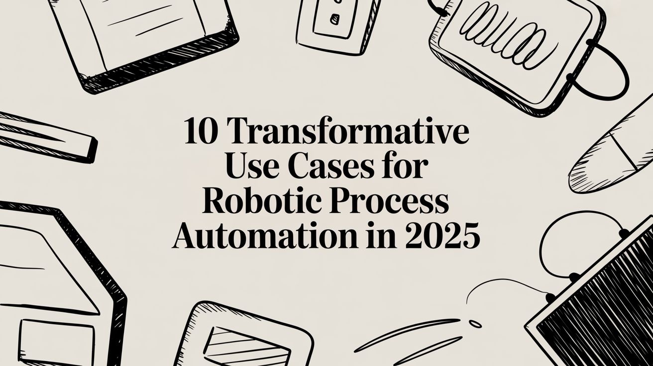 Image for 10 Transformative Use Cases for Robotic Process Automation in 2025