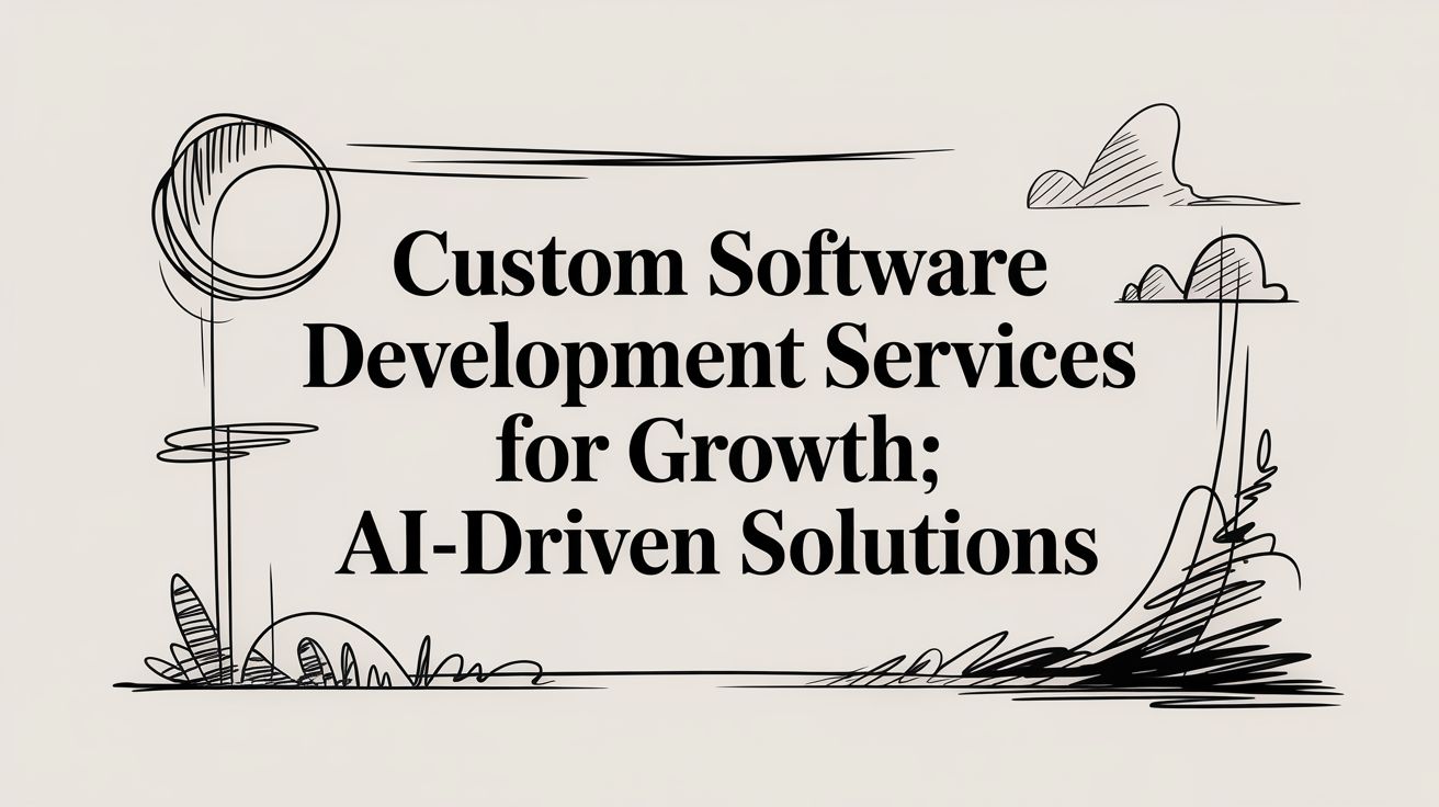 Custom Software Development Services for Growth: AI-Driven Solutions