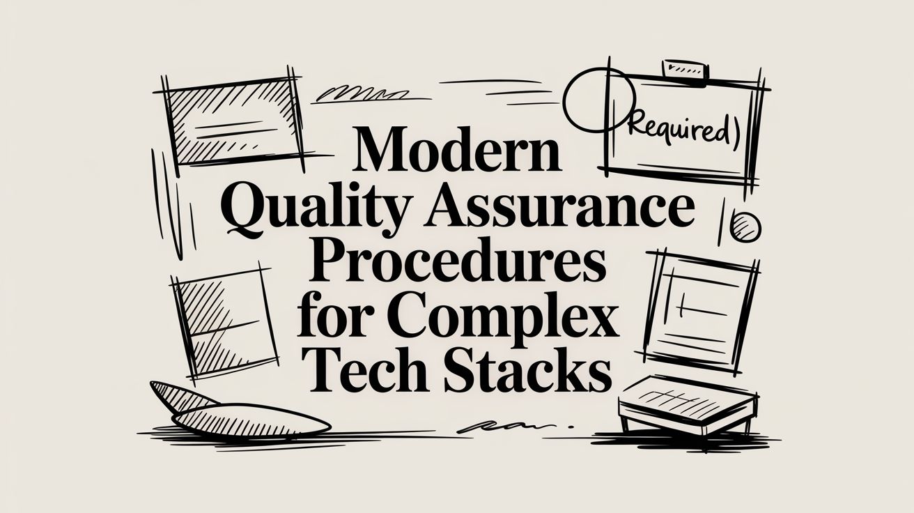 A Guide to Modern Quality Assurance Procedures